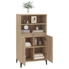 Vidaxl Skříň highboard dub sonoma 60 x 36 x 110 cm kompozitní dřevo