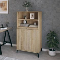 Vidaxl Skříň highboard dub sonoma 60 x 36 x 110 cm kompozitní dřevo