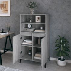 Vidaxl Skříň highboard šedá sonoma 60 x 36 x 110 cm kompozitní dřevo