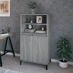 Vidaxl Skříň highboard šedá sonoma 60 x 36 x 110 cm kompozitní dřevo