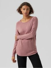 Vero Moda Dámský svetr VMNELLIE Relaxed Fit 10220902 Nostalgia rose (Velikost XS)