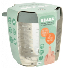 Béaba Kelímek na jídlo skleněný 250ml Eucalyptus Green - rozbaleno