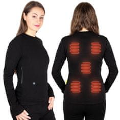 W-TEC Dámské vyhřívané triko Insulong Lady Barva černá, Velikost XS
