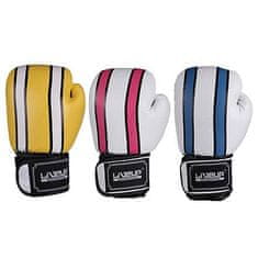 LiveUp Boxing gloves zápasové boxovací rukavice bílá-červená Hmotnost: 10 oz