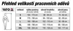 Vorel Pracovní oděv, reflexní kalhoty a blůza, CRESTON vel. S