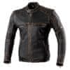 Kožená moto bunda Hunter Pro CE Barva Vintage Black, Velikost XS