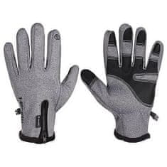 Merco Screen Touch sportovní rukavice šedá Velikost oblečení: S