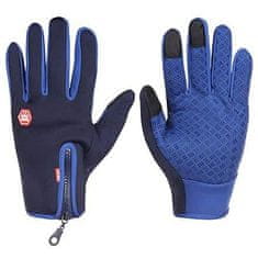 Merco Bike Touch sportovní rukavice modrá Velikost oblečení: S