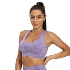 Merco Yoga Rate podprsenka na cvičení fialová Velikost oblečení: S