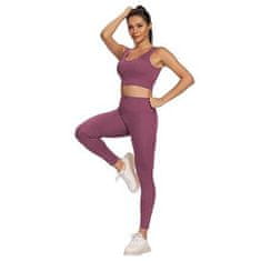 Merco Yoga Sporty Long dámské legíny červená Velikost oblečení: S