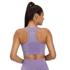 Merco Yoga Rate podprsenka na cvičení fialová Velikost oblečení: S