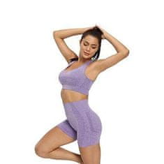 Merco Yoga Rate podprsenka na cvičení fialová Velikost oblečení: M