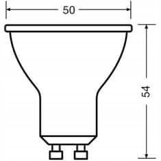 Basic 10x LED žárovka GU10 4,5W = 35W 350lm 3000K OSRAM