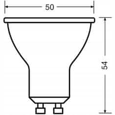 Basic 10x LED žárovka GU10 4,5W = 50W 350lm 2700K OSRAM