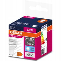 Basic 10x LED žárovka GU10 4,5W = 50W 350lm 4000K OSRAM