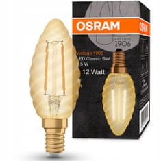 Basic Dekorativní LED žárovka E14 BW35 1,5W 2400K OSRAM