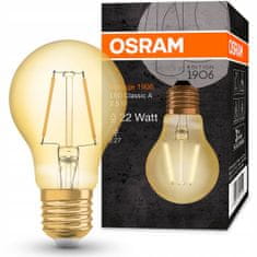 Basic Dekorativní LED žárovka E27 A60 2,5W 2400K OSRAM