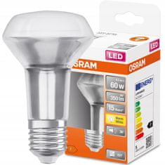 Osram LED žárovka E27 R63 4,3W = 60W 350lm 2700K Teplá bílá