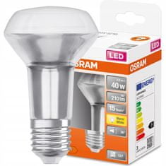 Osram LED žárovka E27 R63 2,6W = 40W 210lm 2700K Teplá bílá 