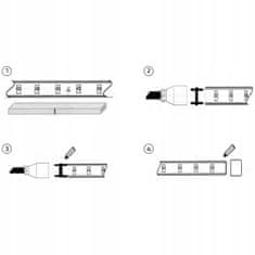 Basic LED pásek NEON STRIP 230V 1m RUBBER IP68 Zelená