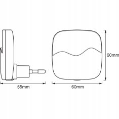 Basic Orientační lampa LED Noční 0,5W 3000K LEDVANCE