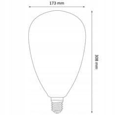 Basic Dekorativní LED žárovka E27 FILAMENT 4W 50lm Smoke