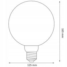 Basic Dekorativní LED žárovka E27 4W 1800K Jantarová