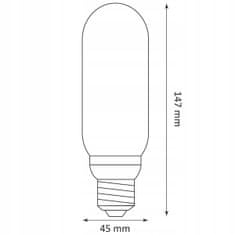 Basic Dekorativní LED žárovka E27 4W 1800K Jantarová