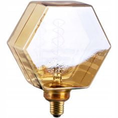 Basic Dekorativní LED žárovka E27 FILAMENT 4W Jantarová