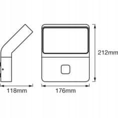 Basic Nástěnné svítidlo Venkovní svítidlo IP44 12W SENZOR