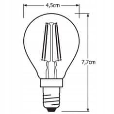 Basic Dekorativní LED žárovka E14 P40 4W 35W 2400K OSRAM