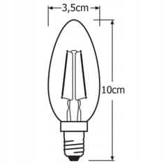 Basic Dekorativní LED žárovka E14 BW35 2,5W 2400K OSRAM
