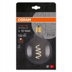 Basic Dekorativní LED žárovka E27 G125 4W 1800K OSRAM