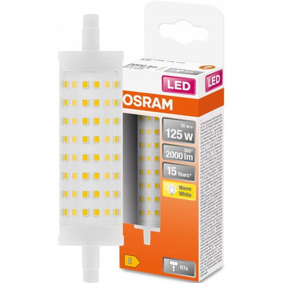 Osram LED žárovka 118mm R7s 16W = 125W 2000lm 2700K Teplá bílá