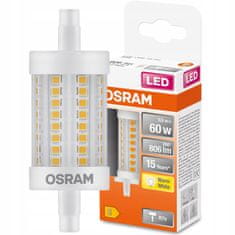 Osram LED žárovka 78mm R7s 6,5W = 60W 806lm 2700K Teplá bílá