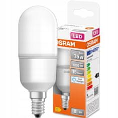 Osram LED žárovka E14 STICK 9W = 75W 1050lm 6500K Studená bílá