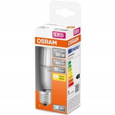 Osram LED žárovka E27 STICK 8W= 60W 806lm 2700K Teplá bílá