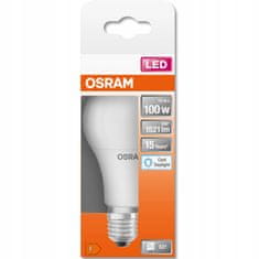 Osram LED žárovka E27 A60 13W = 100W 1521lm 6500K Studená bílá