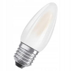 Osram Stmívatelná LED žárovka E27 SVÍČKA 4,8W= 40W 470lm 2700K Teplá bílá FILAMENT