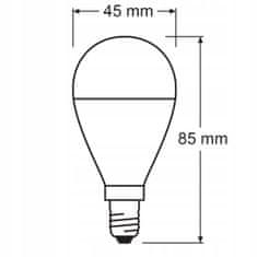 Basic 3x LED žárovka E14 P45 7W = 60W 806lm 6500K OSRAM