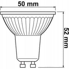 Osram LED žárovka GU10 PAR16 4,3W = 50W 350lm 2700K Teplá bílá 36°