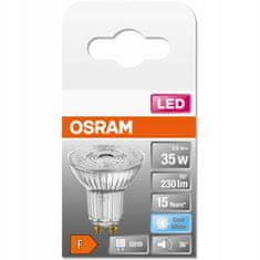 Osram LED žárovka GU10 PAR16 2,6W = 35W 230lm 4000K Neutrální bílá 36°