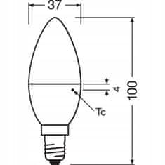 Basic LED žárovka E14 ANTIBAKTERIÁLNÍ 4,9W OSRAM 4000K