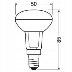 Osram LED žárovka E14 R50 2,6W = 40W 210lm 2700K Teplá bílá 