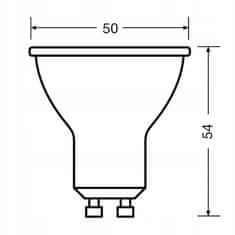 Basic 10x LED GU10 6,9W = 50W 4000K Černá OSRAM