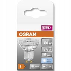 Osram LED žárovka GU10 PAR16 6,9W = 80W 575lm 4000K Neutrální bílá 36°