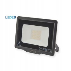 Basic LED světlomet HALOGENOVÁ LAMPA SLIM 30W 4000K IP65