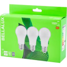 Basic 3x LED žárovka E27 13W 100W 1521lm 4000K BELLALUX