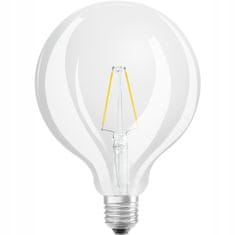 Osram LED žárovka E27 G125 3W = 25W 250lm 2700K Teplá bílá