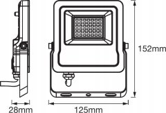 Basic LED světlomet 20W RGB IP65 LEDVANCE Smart + WiFi